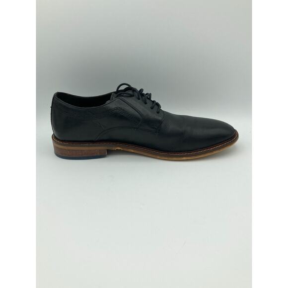 Steve Madden Black Lace Up Men's Leather Dress Shoes Size 9.5 - Picture 9 of 13